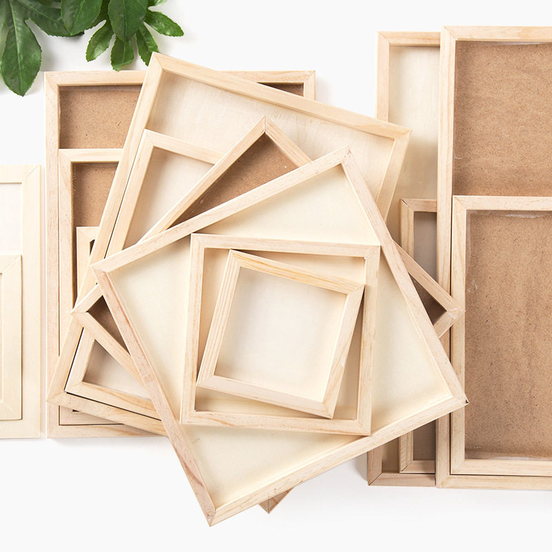 超轻粘土相框儿童手工DIY画框粘土框木质立体专用框粘土空白画框,文具电教/文化用品/商务用品,油画框,淘宝优惠券,粉丝福利购,淘宝优惠卷