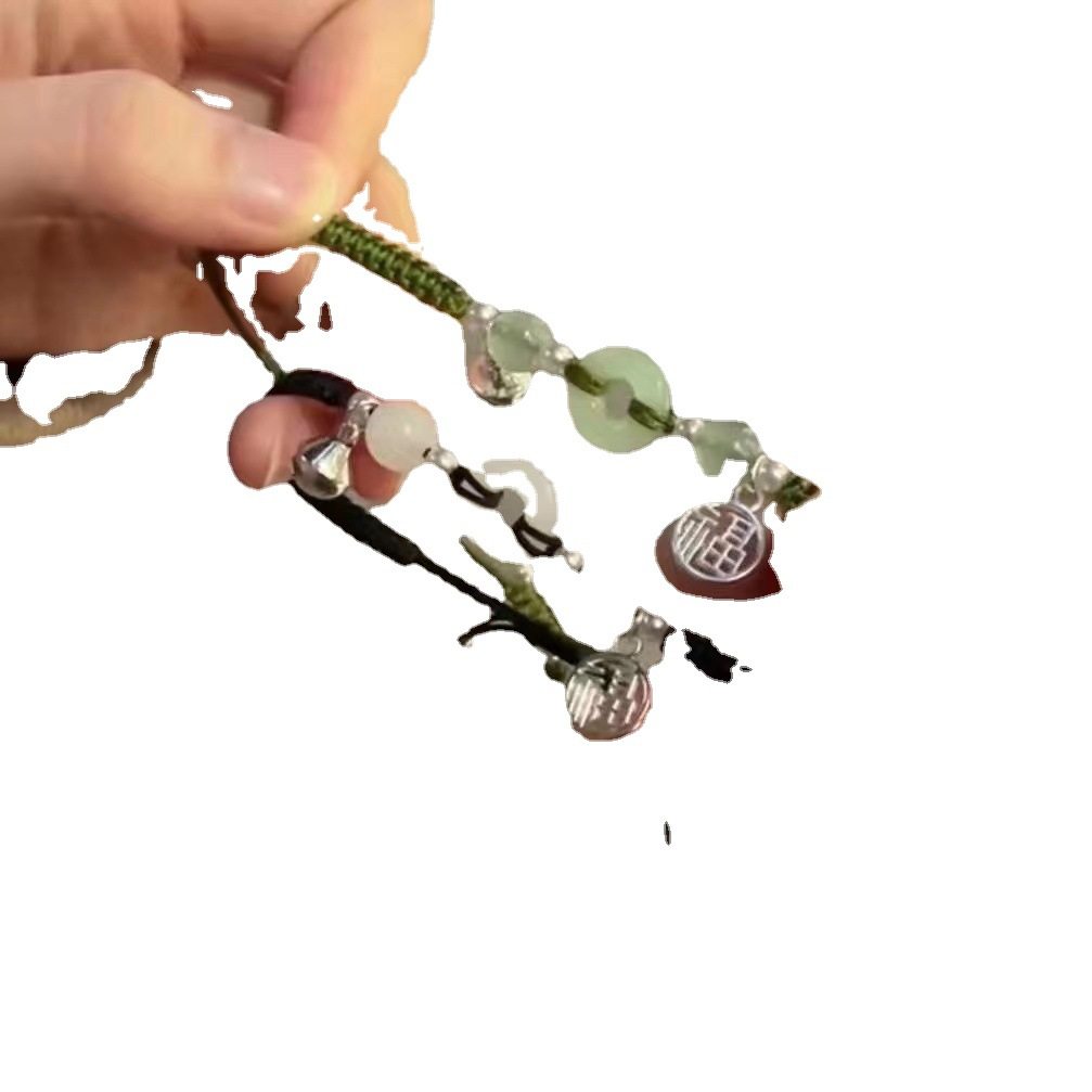 快手抖音同款福牌铃铛平安扣手链女平安喜乐手绳情侣款送女友礼物,饰品/流行首饰/时尚饰品新,银饰手链,淘宝优惠券,粉丝福利购,淘宝优惠卷