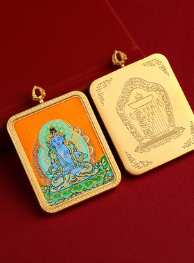 藏式唐卡描金半手绘粗款