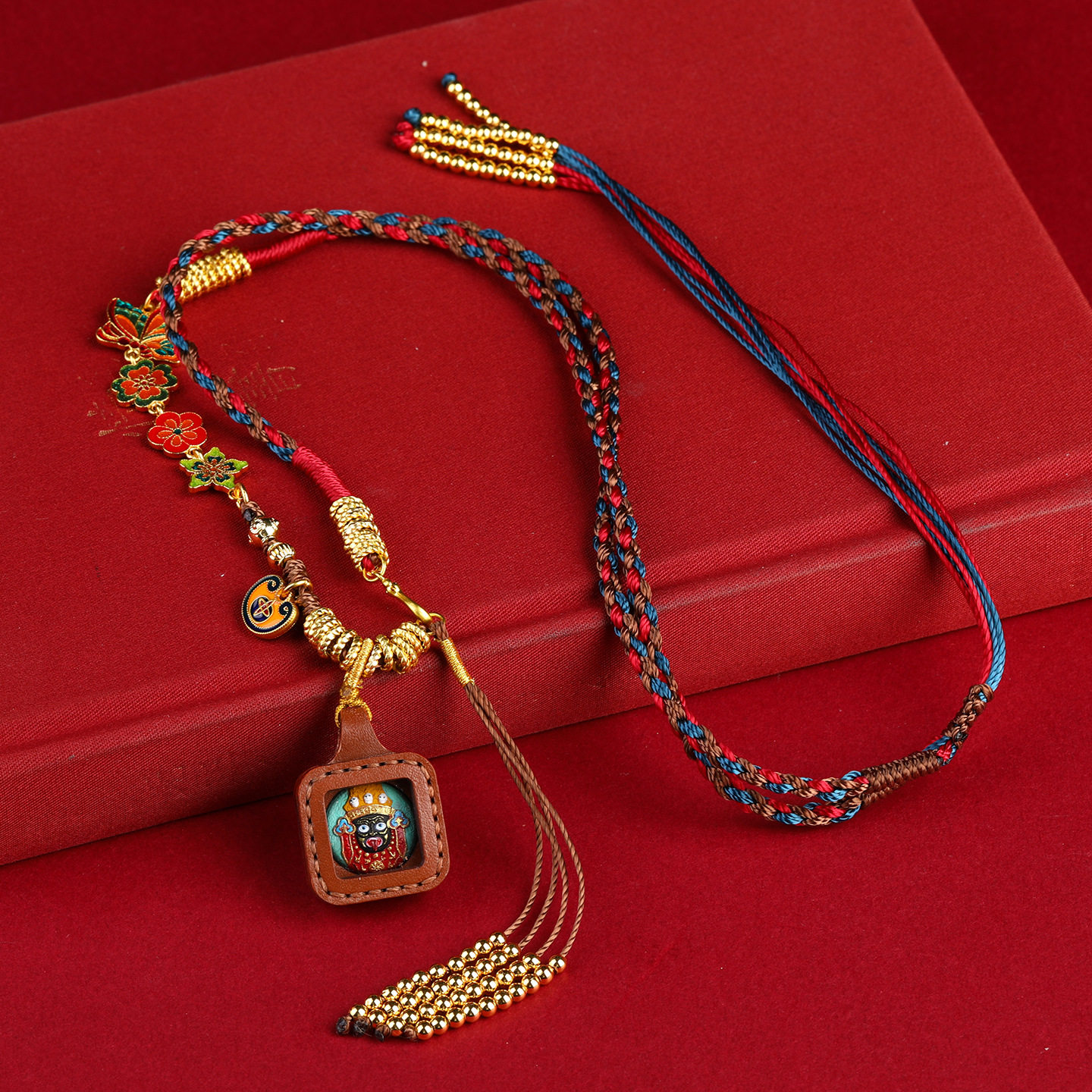 藏式编绳高端唐卡挂绳蜜蜡朱砂吊坠绳佛牌项链绳手工编织五彩绳子,饰品/流行首饰/时尚饰品新,银饰项链,淘宝优惠券,粉丝福利购,淘宝优惠卷