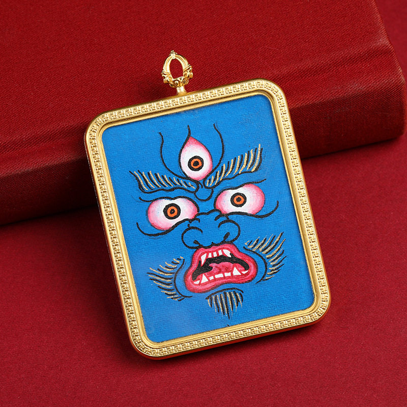 西藏尼泊尔唐卡嘎呜盒吊坠法眼扎基拉姆五路财神挂坠男女配饰,饰品/流行首饰/时尚饰品新,项坠/吊坠,淘宝优惠券,粉丝福利购,淘宝优惠卷
