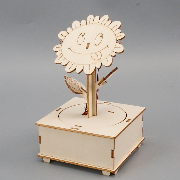 STEAM小学生diy追光向日葵科学实验科技小制作手工拼装模型材料包,商务/设计服务,玩具/玩偶设计,淘宝优惠券,粉丝福利购,淘宝优惠卷