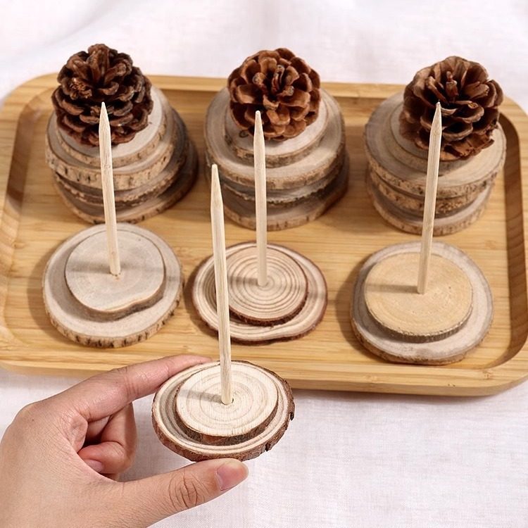 圣诞树木质底座手工diy材料松果装饰支架粘土底盘底托木头小摆件,文具电教/文化用品/商务用品,文创/手作/文化用品,淘宝优惠券,粉丝福利购,淘宝优惠卷
