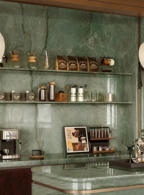 厨房橱柜咖啡主题咖啡机道具组合摆件样板间软装现代轻奢家居好物