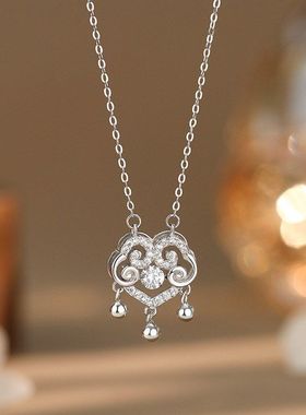 锁骨足999锁项链新中式国潮国风