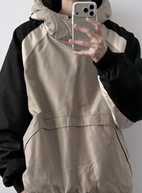 「城市滑雪」连帽套头棉服54570 保暖潮男日系运动CCD自由商店