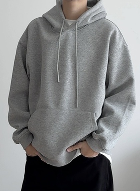 简单系列420g基础纯色帽衫44317 秋冬舒适百搭潮上衣CCD自由商店
