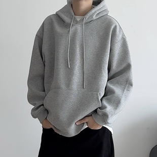 简单系列420g基础纯色帽衫 秋冬舒适百搭潮上衣CCD自由商店 44317