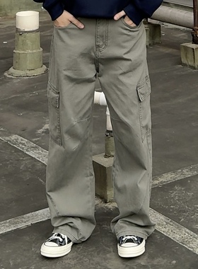 cleanfit水洗做旧口袋工装裤44438 百搭显腿直男长裤CCD自由商店