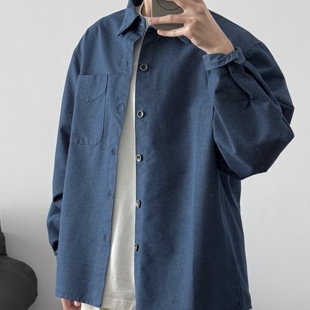 「基础衬衫」微糯手感通勤衬衫54317 男大少年感秋季CCD自由商店