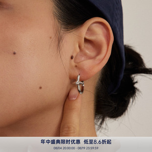 PAUSA ANN 运动系列 好搭配芒星中性小众设计舒适轻盈耳圈