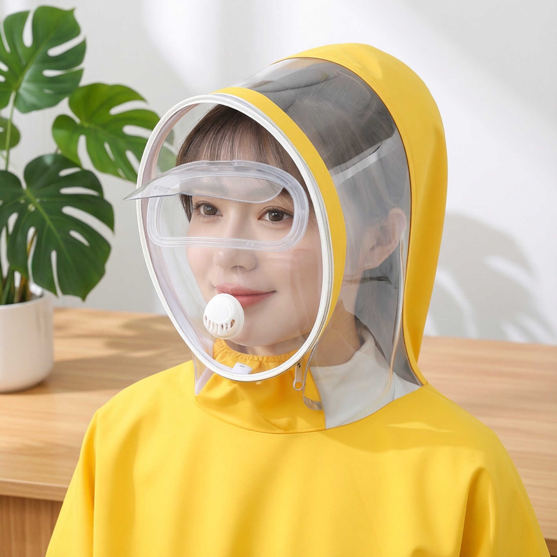 电瓶电动车雨罩透明双人雨衣代驾面罩成人骑行摩托车雨披