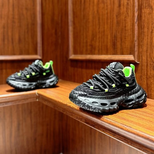 潮牌专柜碎钻老爹潮男鞋2025爆款网面舒适榴莲软底轻质抖音快手同