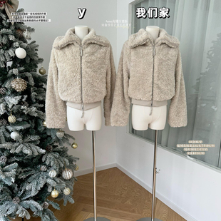 柒月末 娇姐私服YB定制环保皮草老钱毛毛外套女 Anna酱獨家鼎版