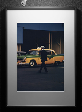 摄影装饰画《纽约》系列合集Saul Leiter的名作 客厅小众艺术挂画