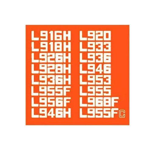 山东临工装载机铲型号贴纸车身贴L916/928/953/955/968F/H/FC系列