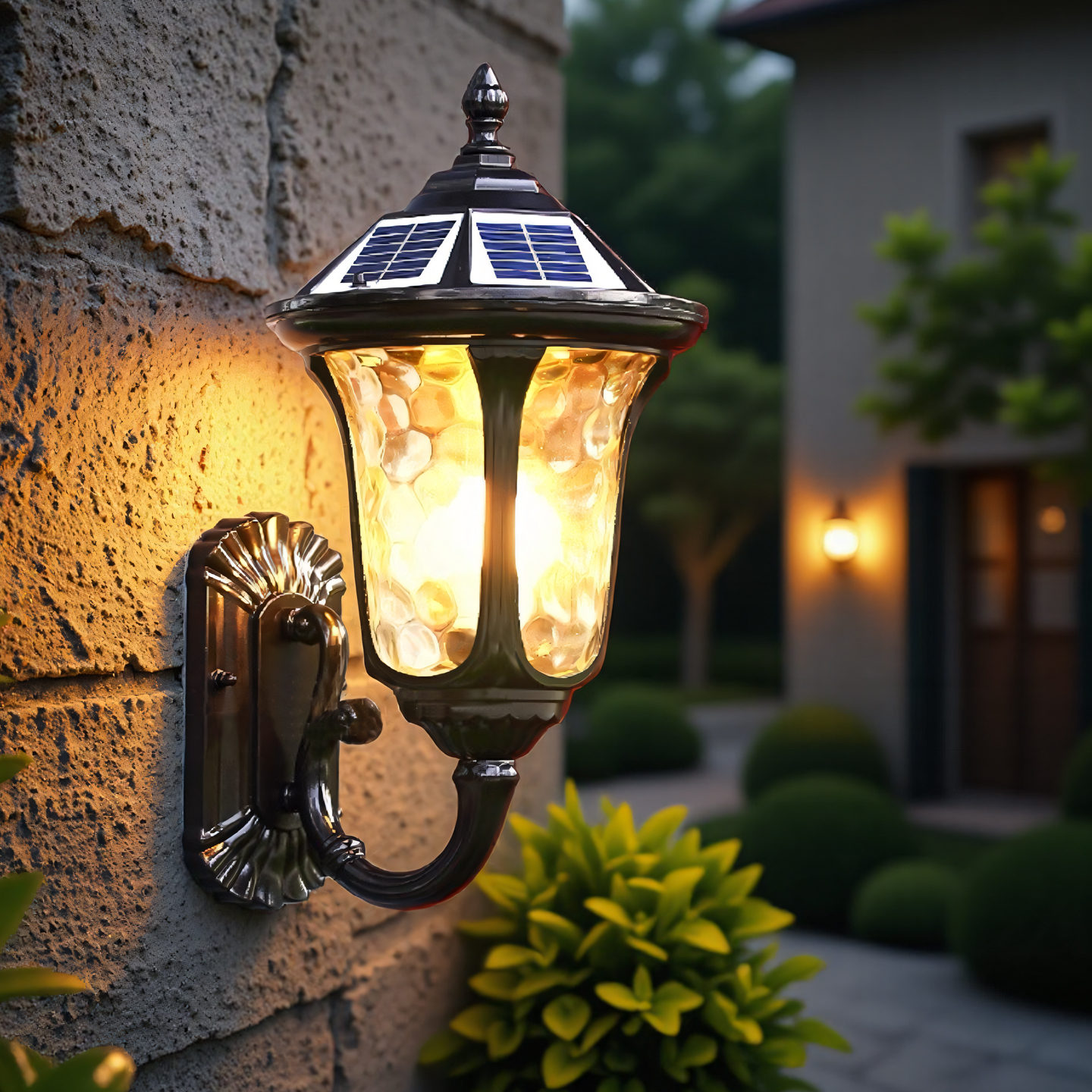 太阳能户外壁灯防水欧式仿古别墅过道灯庭院围墙大门灯室外墙壁灯