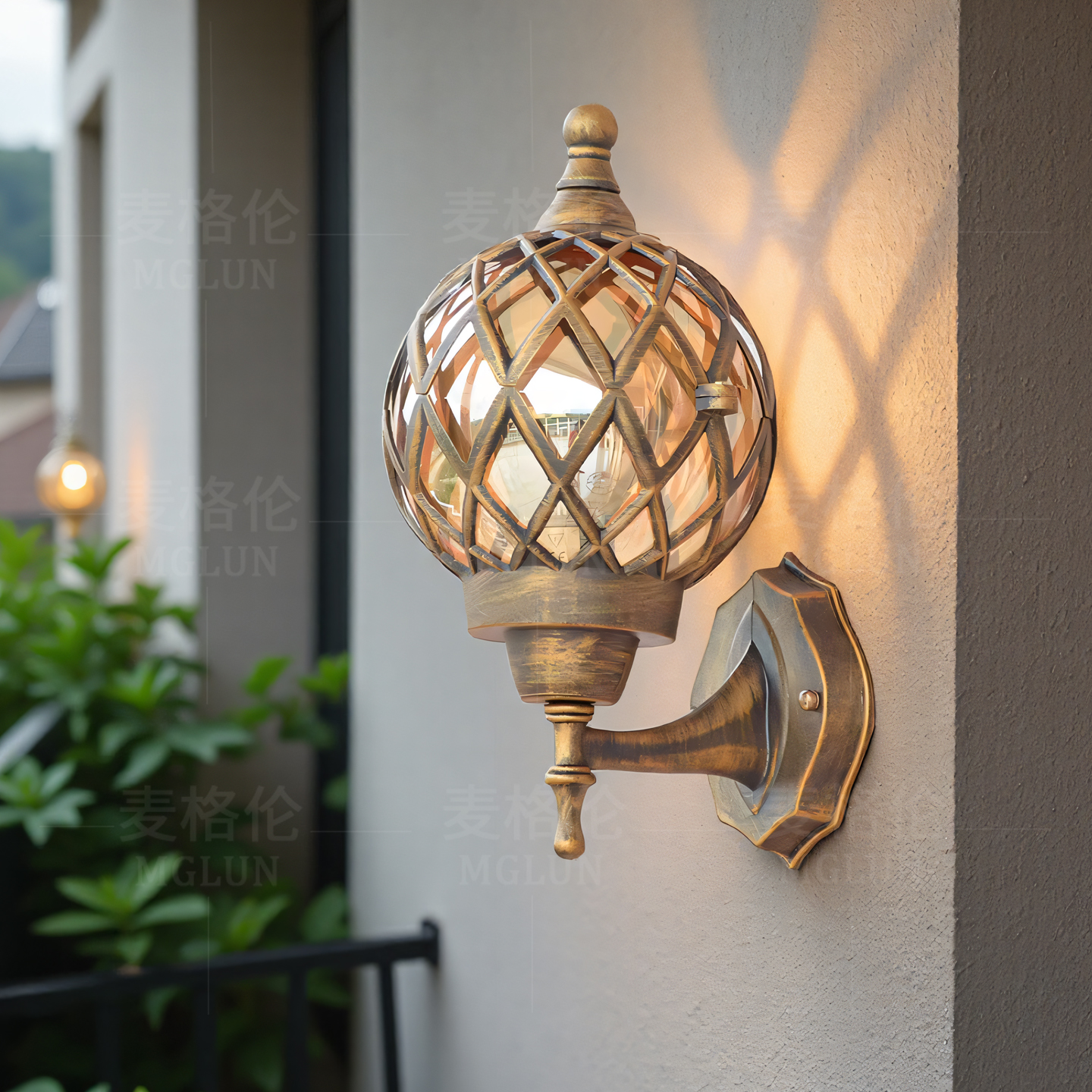 圆球户外壁灯阳台过道外墙壁灯