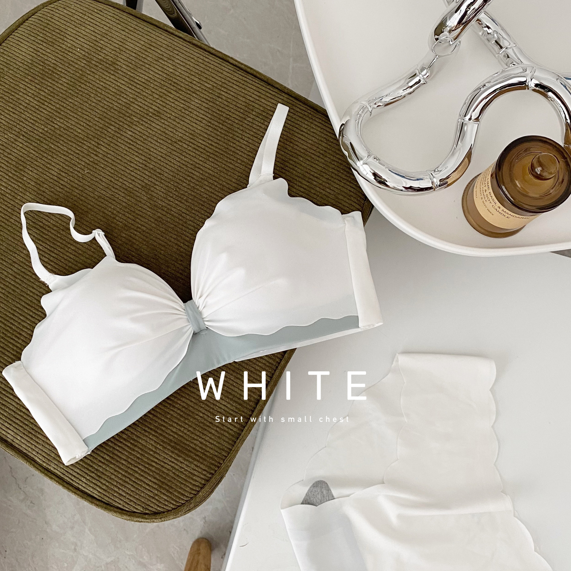 聚拢内衣女无痕一片式文胸套装