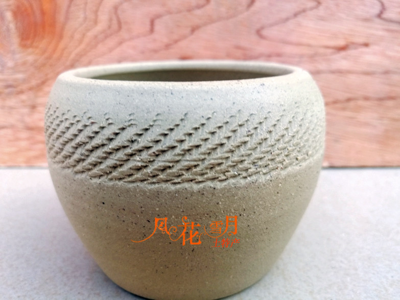 100元包邮云南土陶罐家居坛子粗陶花瓶大理田园多肉花盆仿古做旧