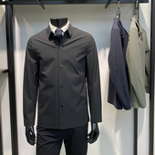 男士 五防面料无里衬秋季 新品 翻领派克服商务休闲外套上衣领佐诺依