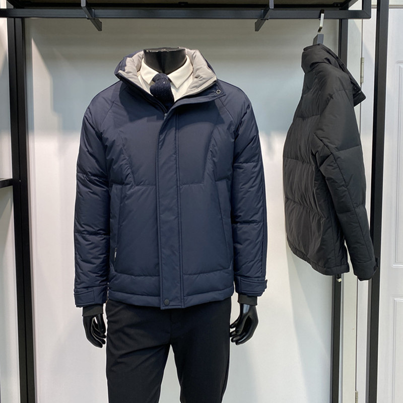 专柜品质25年冬季新品男士立领羽绒服厚款鸭绒外套领佐诺依品牌,男装,羽绒服,淘宝优惠券,粉丝福利购,淘宝优惠卷