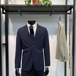 两粒扣商务休闲西装 新品 领佐诺依 单西服26年春季 无里衬弹力男士