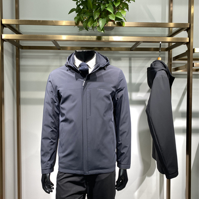 帽子可拆卸男士羽绒服外套