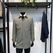 翻领风衣绵羊毛填充棉服领佐诺依 男士 内胆可拆卸25年秋冬季 新款