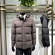 牛奶丝羽绒外套商务休闲鸭绒服上衣领佐诺依 男士 直充绒25冬季 新品
