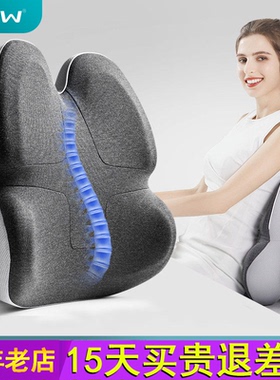 PPW护腰靠垫办公室腰靠腰部座椅靠背垫孕妇椅子久坐腰垫靠枕腰枕