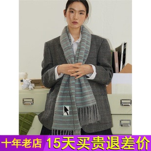 wishmore针织围巾原创高级感百搭保暖鼠标围脖披肩冬季生日礼物