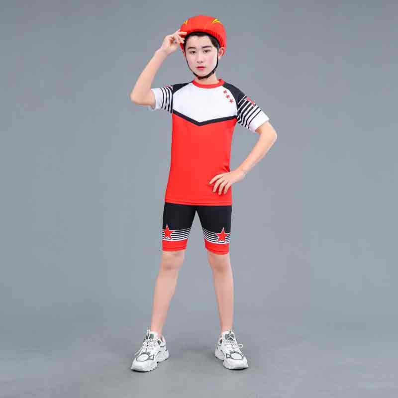 弹力面料分体速滑服现货特惠