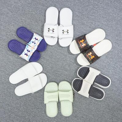 安德玛UA男女运动休闲健身拖鞋