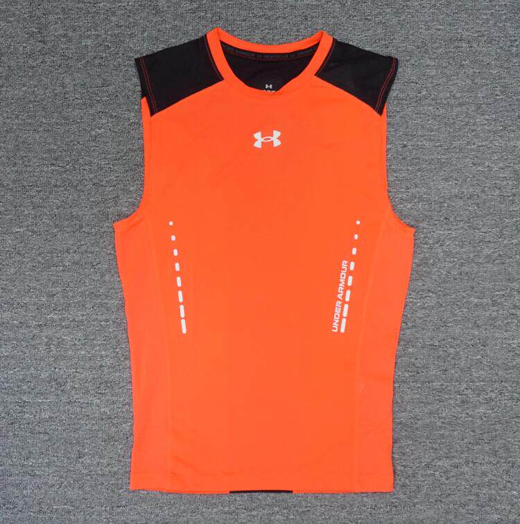 安德玛UA HeatGear®男子速干训练运动紧身无袖背心 1370656-628