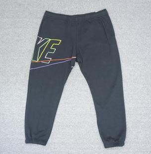 010 DX0548 NIKE耐克 男子针织加绒保暖宽松收口束脚运动休闲长裤