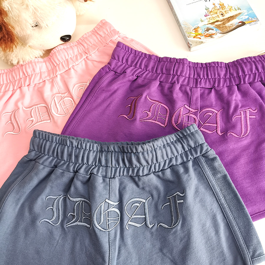 夏季薄款针织热裤 韩版纯棉运动短裤 性感跑步裤女women's shorts