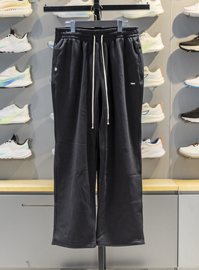 李宁男子卫裤2025新品反伍BADFIVE直筒加绒保暖宽松运动裤AKLV781