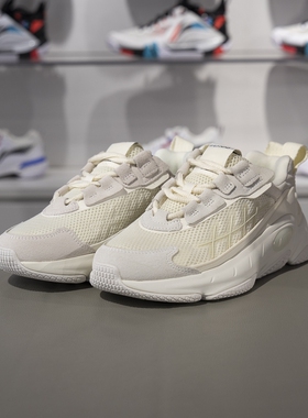 李宁2023夏季新品女子星云2K时尚软弹透气经典休闲鞋AGCT078