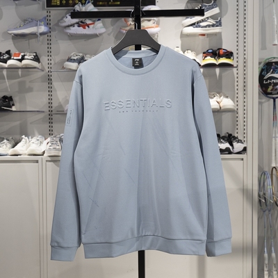 李宁男子圆领加绒保暖套头卫衣