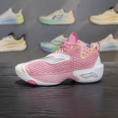 李宁反伍5篮球鞋2025秋季男子轻量高回弹中帮篮球外场鞋ABFV025