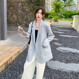 【】蓝色休闲气质西装外套女2D111-A1031P165K228，女装西装，2D111