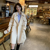 【新款】赫本风显瘦收腰风衣外套20C12-A393P155K228，女装风衣，2D111