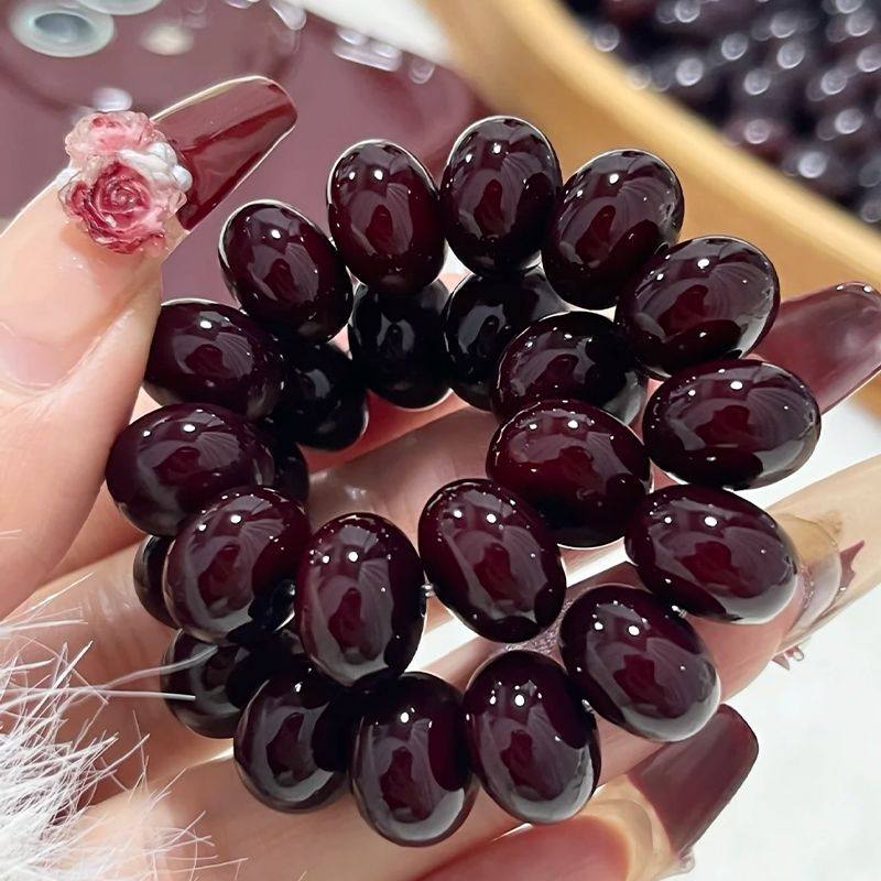 车厘子朱砂算盘菩提绕指柔文玩学生手链菩提盘玩佛珠手串高档气质