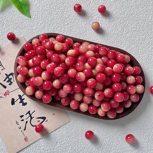 杨梅飘花圆珠12mm菩提手串菩提散珠手串手链饰品佛珠念珠女生款