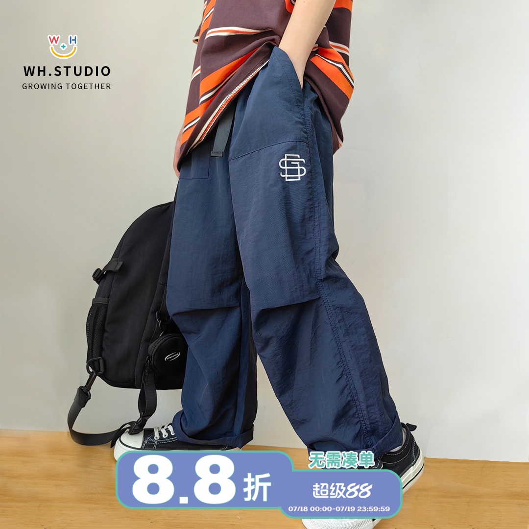 户外潮牌抗皱速干轻薄儿童速干裤