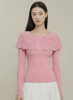 ANOTHER ONE安那迪优雅时尚短款上衣时尚简约穿搭遮肉显瘦针织衫