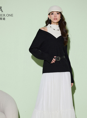 ANOTHER ONE安那迪毛衣慵懒高级感超好看上衣时髦气质针织衫百搭