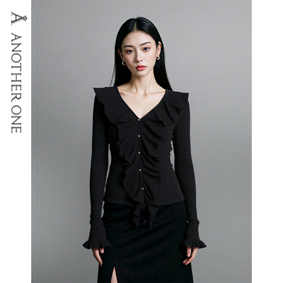 早秋氛围感穿搭优雅气质上衣