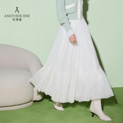 女士浪漫蓬松网纱半身裙